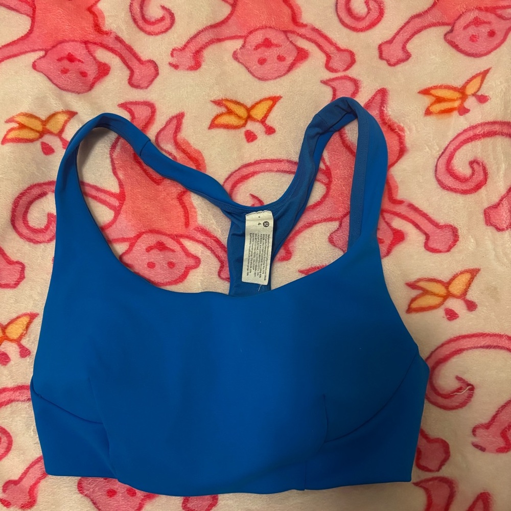 Lululemon Athletica Vibrant Blue Sports Bra